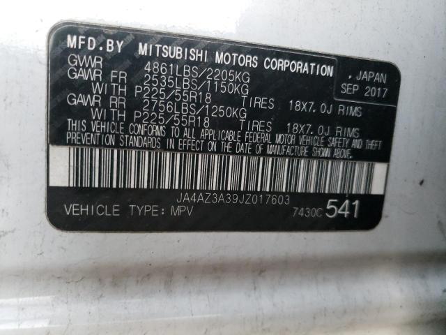 Photo 11 VIN: JA4AZ3A39JZ017603 - MITSUBISHI OUTLANDER 