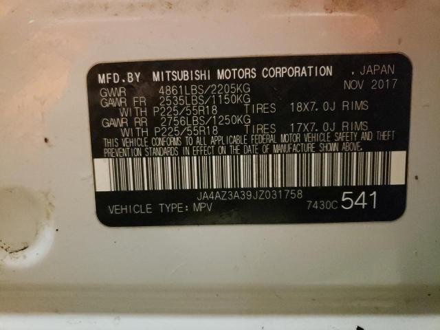 Photo 9 VIN: JA4AZ3A39JZ031758 - MITSUBISHI OUTLANDER 