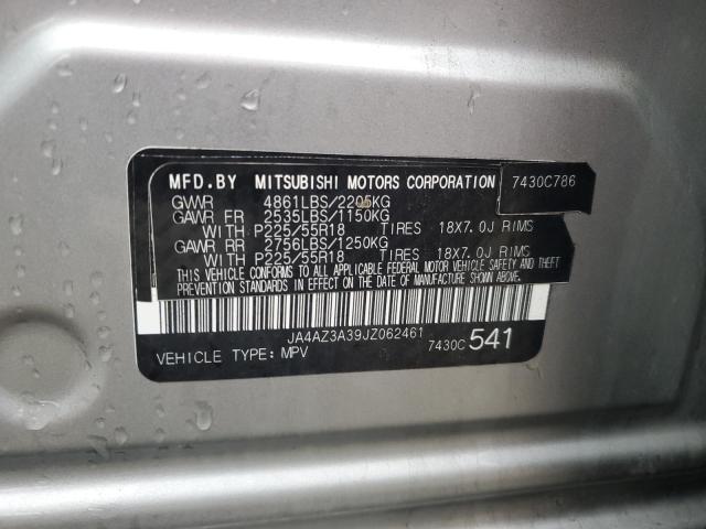 Photo 11 VIN: JA4AZ3A39JZ062461 - MITSUBISHI OUTLANDER 