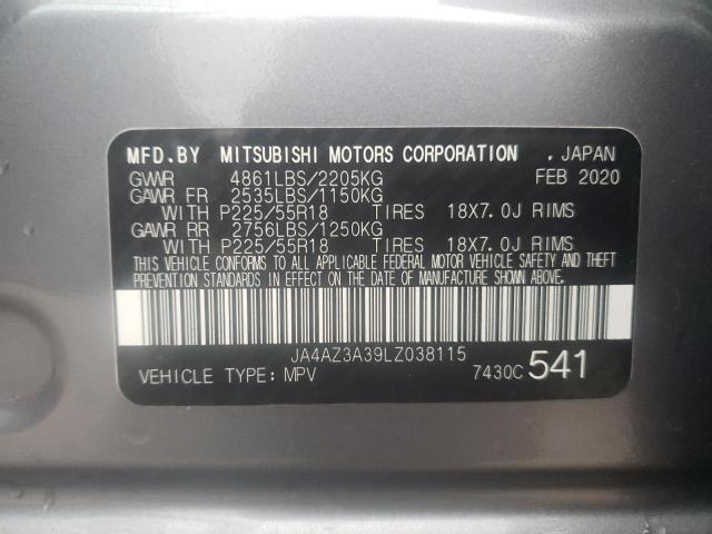 Photo 11 VIN: JA4AZ3A39LZ038115 - MITSUBISHI OUTLANDER 