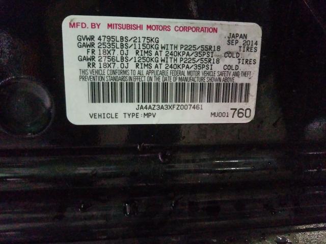 Photo 9 VIN: JA4AZ3A3XFZ007461 - MITSUBISHI OUTLANDER 