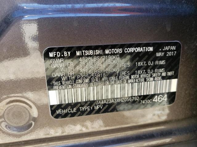 Photo 12 VIN: JA4AZ3A3XHZ056792 - MITSUBISHI OUTLANDER 