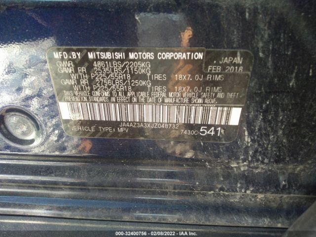 Photo 8 VIN: JA4AZ3A3XJZ048732 - MITSUBISHI OUTLANDER 