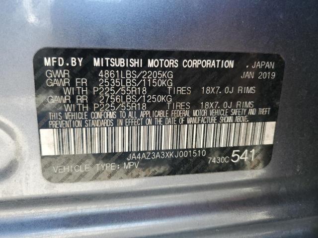 Photo 13 VIN: JA4AZ3A3XKJ001510 - MITSUBISHI OUTLANDER 