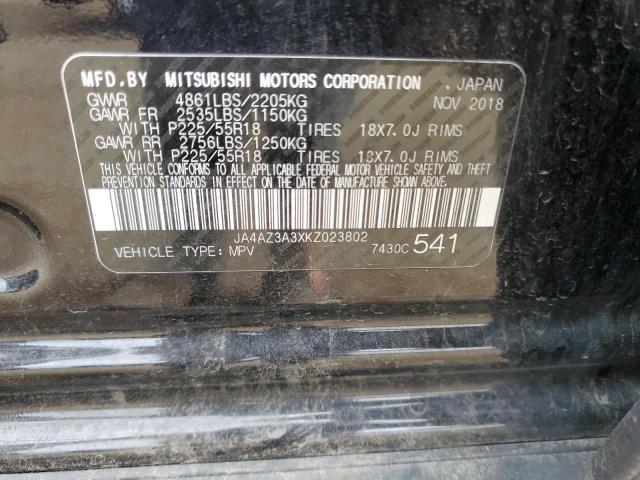 Photo 11 VIN: JA4AZ3A3XKZ023802 - MITSUBISHI OUTLANDER 