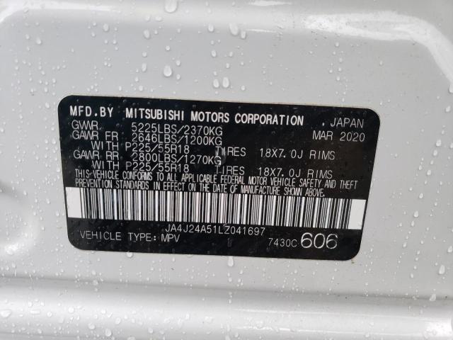 Photo 12 VIN: JA4J24A51LZ041697 - MITSUBISHI OUTLANDER 