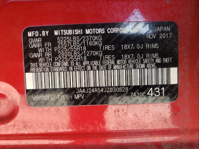 Photo 9 VIN: JA4J24A54JZ030528 - MITSUBISHI OUTLANDER 