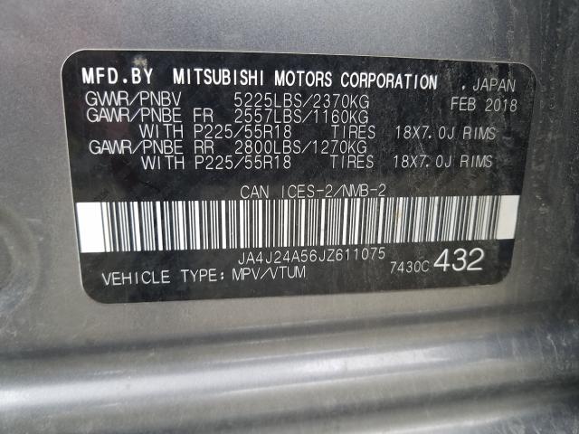 Photo 8 VIN: JA4J24A56JZ611075 - MITSUBISHI OUTLANDER 