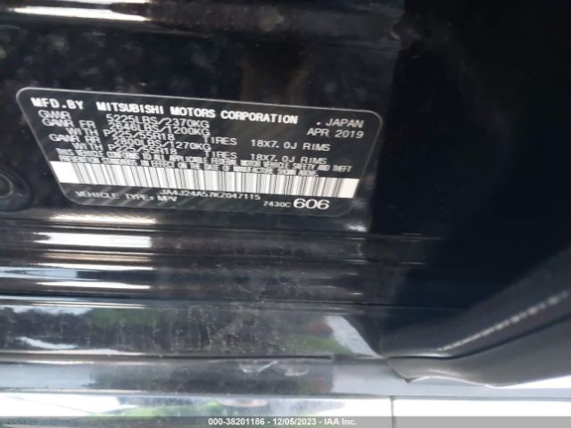 Photo 8 VIN: JA4J24A57KZ047115 - MITSUBISHI OUTLANDER PHEV 