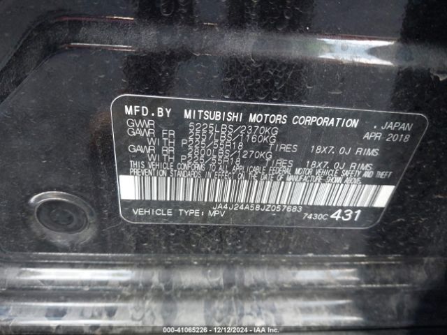 Photo 8 VIN: JA4J24A58JZ057683 - MITSUBISHI OUTLANDER 