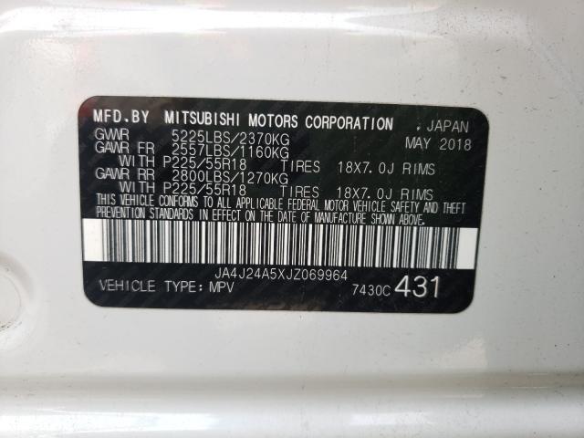 Photo 9 VIN: JA4J24A5XJZ069964 - MITSUBISHI OUTLANDER 