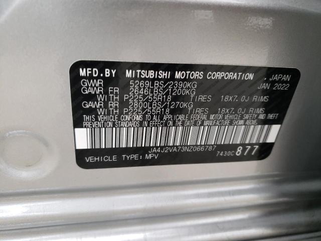 Photo 12 VIN: JA4J2VA73NZ066787 - MITSUBISHI OUTLANDER 