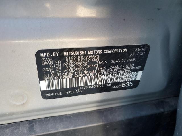 Photo 12 VIN: JA4J3UA83NZ025396 - MITSUBISHI OUTLANDER 