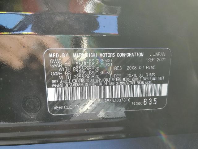 Photo 9 VIN: JA4J3UA83NZ037810 - MITSUBISHI OUTLANDER 