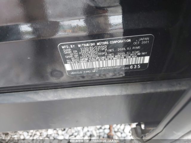 Photo 8 VIN: JA4J3UA83NZ039802 - MITSUBISHI OUTLANDER 