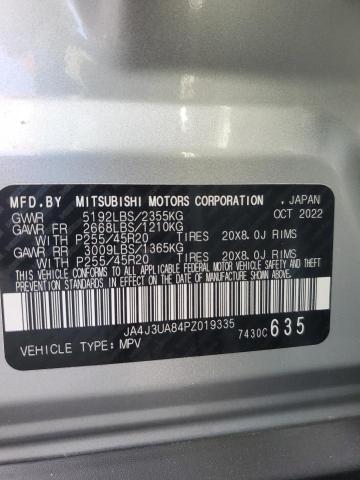 Photo 12 VIN: JA4J3UA84PZ019335 - MITSUBISHI OUTLANDER 