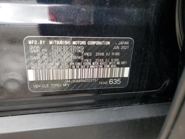 Photo 12 VIN: JA4J3UA85NZ022757 - MITSUBISHI OUTLANDER 