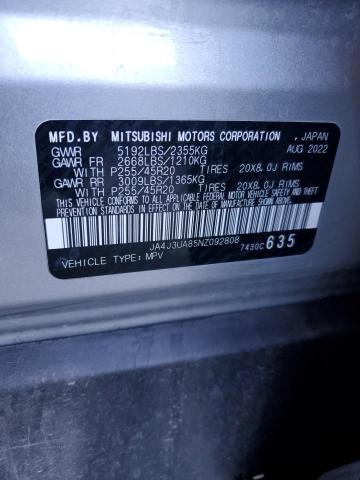 Photo 11 VIN: JA4J3UA85NZ092808 - MITSUBISHI OUTLANDER 