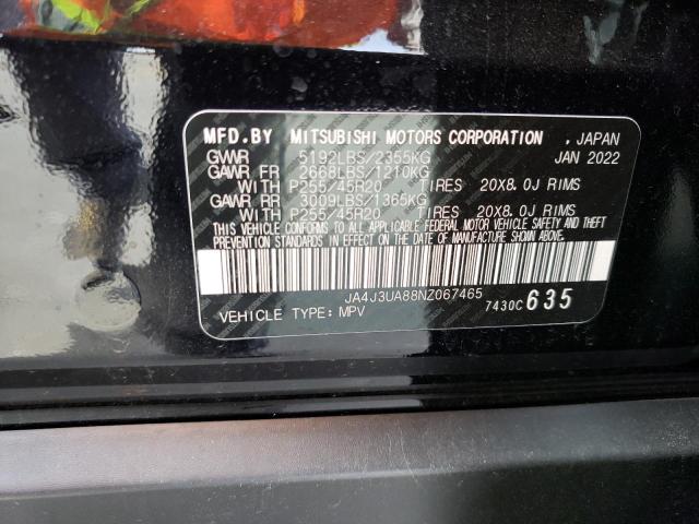 Photo 12 VIN: JA4J3UA88NZ067465 - MITSUBISHI OUTLANDER 