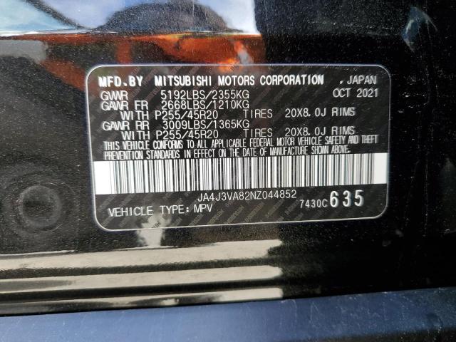 Photo 12 VIN: JA4J3VA82NZ044852 - MITSUBISHI OUTLANDER 