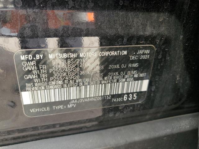 Photo 13 VIN: JA4J3VA84NZ061152 - MITSUBISHI OUTLANDER 