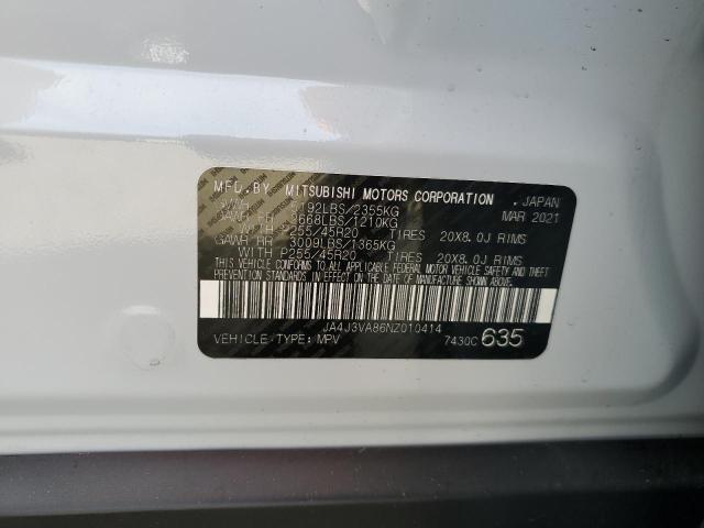 Photo 11 VIN: JA4J3VA86NZ010414 - MITSUBISHI OUTLANDER 