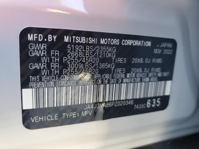 Photo 12 VIN: JA4J3VA86PZ020346 - MITSUBISHI OUTLANDER 