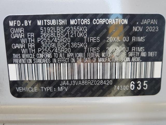 Photo 13 VIN: JA4J3VA86RZ028420 - MITSUBISHI OUTLANDER 