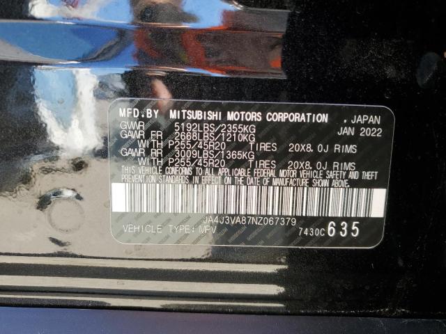 Photo 13 VIN: JA4J3VA87NZ067379 - MITSUBISHI OUTLANDER 