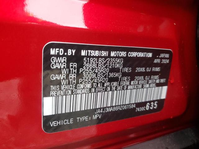 Photo 12 VIN: JA4J3WA86RZ061584 - MITSUBISHI OUTLANDER 