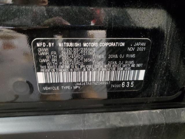 Photo 13 VIN: JA4J4TA87NZ049997 - MITSUBISHI OUTLANDER 