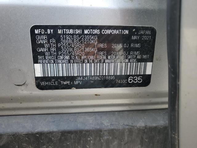 Photo 11 VIN: JA4J4TA89NZ018895 - MITSUBISHI OUTLANDER 