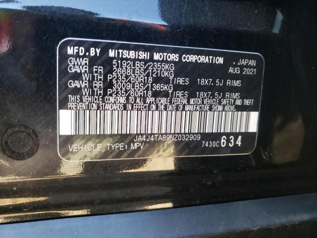 Photo 11 VIN: JA4J4TA89NZ032909 - MITSUBISHI OUTLANDER 