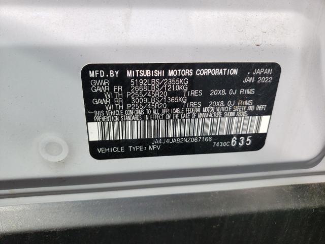 Photo 13 VIN: JA4J4UA82NZ067166 - MITSUBISHI OUTLANDER 