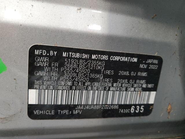 Photo 12 VIN: JA4J4UA88PZ022686 - MITSUBISHI OUTLANDER 