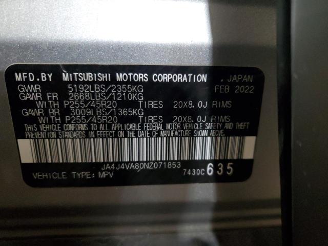 Photo 13 VIN: JA4J4VA80NZ071853 - MITSUBISHI OUTLANDER 