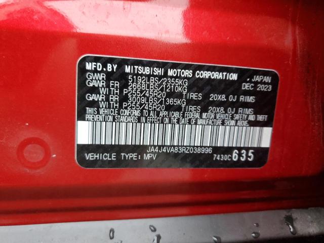 Photo 12 VIN: JA4J4VA83RZ038996 - MITSUBISHI OUTLANDER 