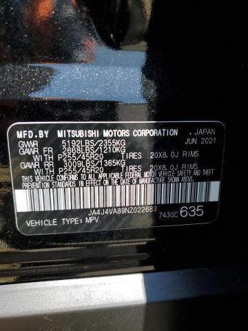 Photo 12 VIN: JA4J4VA89NZ022683 - MITSUBISHI OUTLANDER 