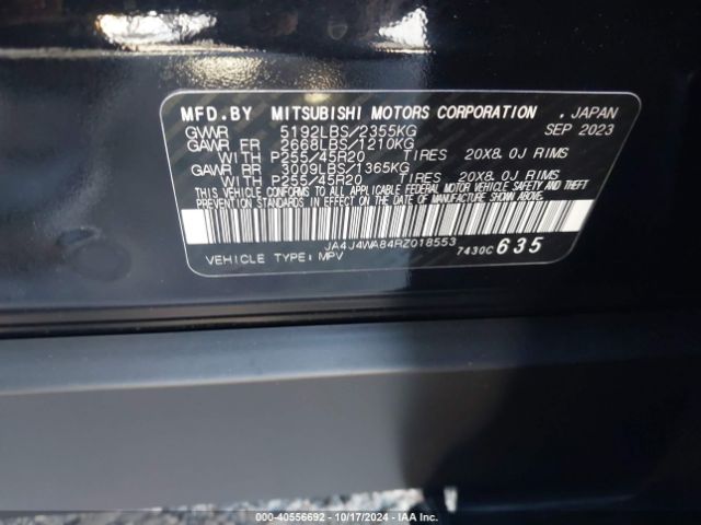 Photo 8 VIN: JA4J4WA84RZ018553 - MITSUBISHI OUTLANDER 