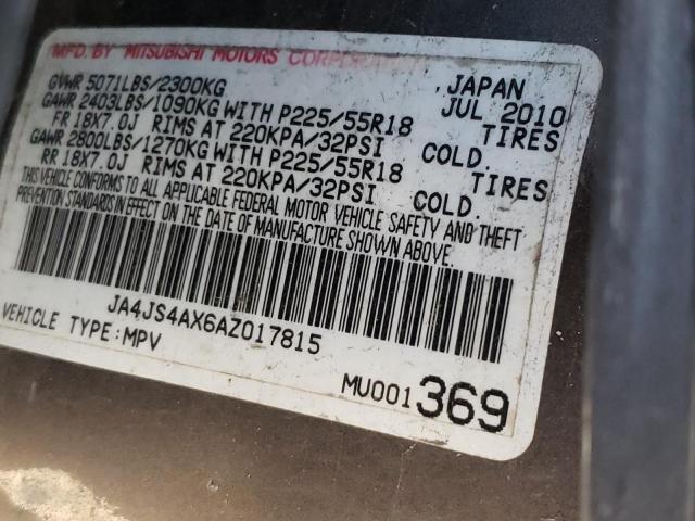 Photo 9 VIN: JA4JS4AX6AZ017815 - MITSUBISHI OUTLANDER 