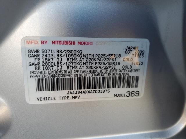 Photo 11 VIN: JA4JS4AXXAZ001875 - MITSUBISHI OUTLANDER 