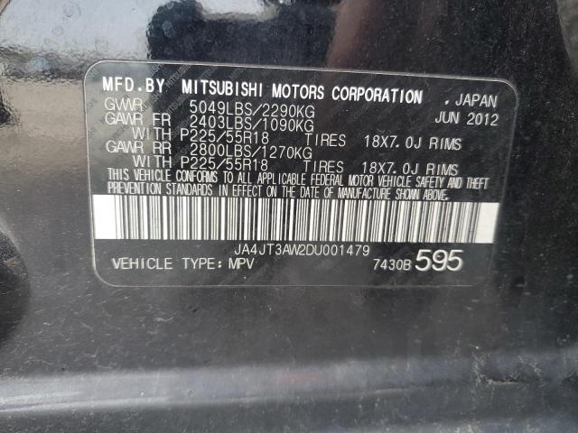 Photo 12 VIN: JA4JT3AW2DU001479 - MITSUBISHI OUTLANDER 