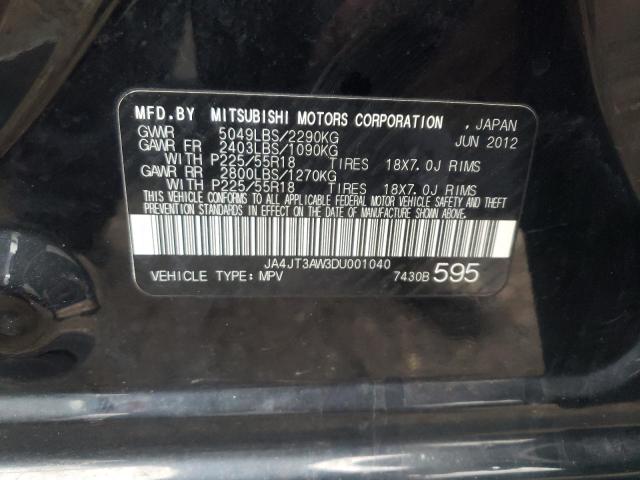 Photo 12 VIN: JA4JT3AW3DU001040 - MITSUBISHI OUTLANDER 