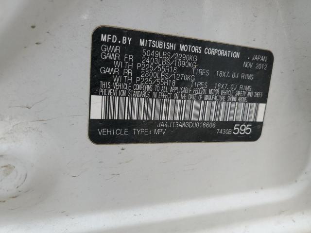 Photo 11 VIN: JA4JT3AW3DU016606 - MITSUBISHI OUTLANDER 