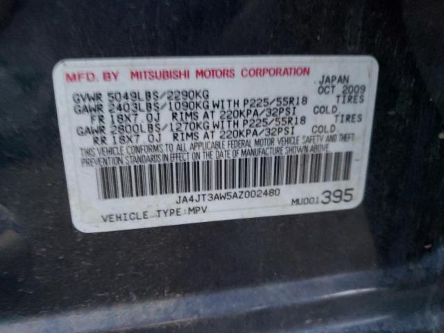 Photo 12 VIN: JA4JT3AW5AZ002480 - MITSUBISHI OUTLANDER 