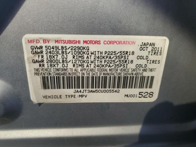 Photo 12 VIN: JA4JT3AW5CU005542 - MITSUBISHI OUTLANDER 