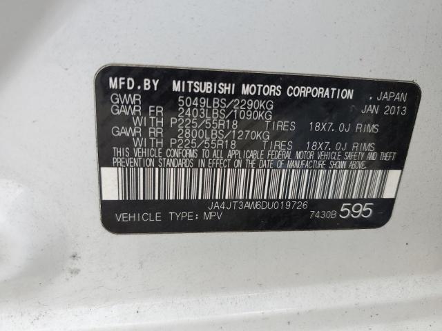 Photo 12 VIN: JA4JT3AW6DU019726 - MITSUBISHI OUTLANDER 