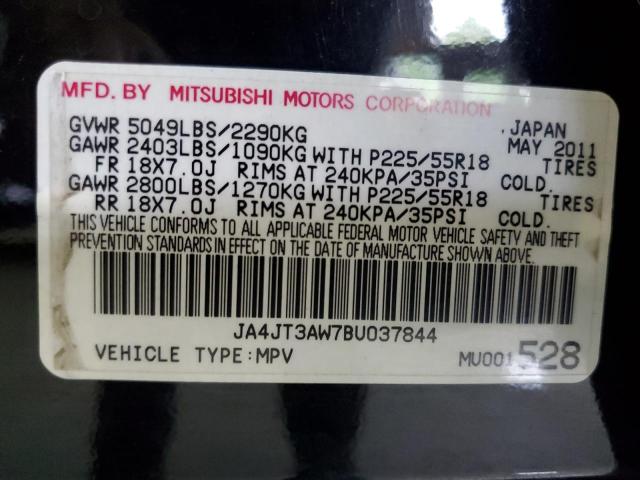 Photo 12 VIN: JA4JT3AW7BU037844 - MITSUBISHI OUTLANDER 