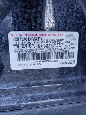 Photo 11 VIN: JA4JT3AW7CU006692 - MITSUBISHI OUTLANDER 