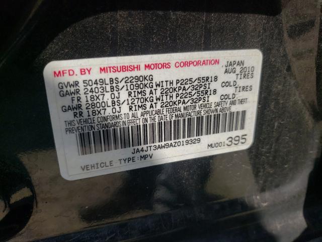 Photo 9 VIN: JA4JT3AW9AZ019329 - MITSUBISHI OUTLANDER 